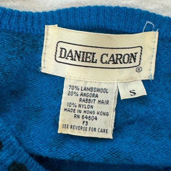 Vintage Daniel Caron Cool Print Sweater - Picture 3 of 5